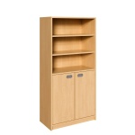 Regal mit Mittelwand, 160cm hoch 